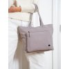 Peterson Dámská lila shopper kabelka s kapsou na přední straně