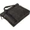 Peterson Černá pánská kožená taška na dokumenty a notebook