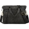 Peterson Černá pánská kožená taška na dokumenty a notebook