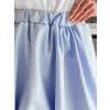 Světle modrá dámská balónová mini sukně PUFFELLA (Velikost ONE SIZE)