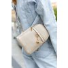 Rovicky světle béžová malá kabelka přes rameno