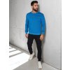 Pánská modrá basic mikina