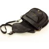 MARCO MAZZINI Černá kožená vintage crossbody