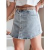 Dámská džínová sukně s všitými kraťasy DENIVISA