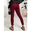 (Vel. 29) Vínové dámské skinny džíny BRITTNIX (Velikost 29)