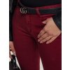 (Vel. 29) Vínové dámské skinny džíny BRITTNIX (Velikost 29)