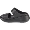 Černé stylové nazouváky na platformě Crocs Classic Crush Sandal (Velikost 37)