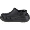 Černé nazouváky na platformě Crocs Classic Crush Clog