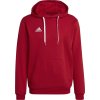 Červená pánská mikina adidas Entrada 22 Sweat Hoodie