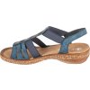 Modré dámské sandály Rieker Sandals