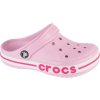 Světle růžové dětské nazouváky Crocs Bayaband Kids Clog