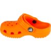 Oranžové dětské nazouváky Crocs Classic Clog Kids T