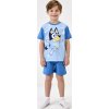 Modré dětské krátké pyžamo Bluey