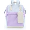Himawari Světle modro-fialový dámský batoh s praktickým pouzdrem