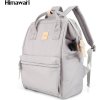 Světle šedý prostorný batoh na notebook Himawari s USB portem