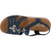 Tmavě modré dámské sandály na klínku Rieker Sandals (Velikost 36)