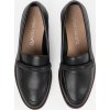 Černé dámské mokasíny s koženou stélkou Sergio Leone