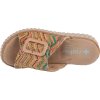 Béžové dámské nazouváky na klínku Rieker Sandals (Velikost 36)