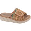Béžové dámské nazouváky na klínku Rieker Sandals (Velikost 36)