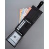4U Cavaldi černá malá pánská peněženka na patentku B052