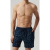 Tmavě modré pánské vzorované plavky Atlantic