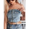 Dámský džínový korzetový top GORSETORA
