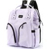 Himawari Lila prostorný dámský batoh z polyesteru
