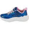Tmavě modré dětské svítící boty Skechers Eternal Heart Lights