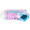 Modro-růžové dívčí svítící tenisky Skechers Seashell Magic - Mermaid Sea