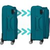 Peterson Tyrkysový kabinový kufr