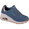 Tmavě modré dámské tenisky Skechers Uno Wedge - Hi Steps