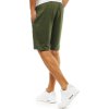 Khaki basic teplákové šortky