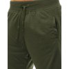 Khaki basic teplákové šortky