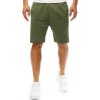 Khaki basic teplákové šortky