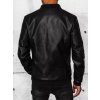 Černá pánská koženková bunda