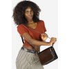 MARCO MAZZINI coffee hnědá crossbody kabelka