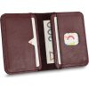 Elegantní hnědé pánské pouzdro na doklady Solier