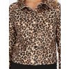 Krátká dámská přechodová bunda s leopardím vzorem