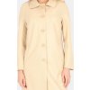 Béžový dámský lehký přechodový kabát