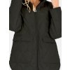 Černá dámská lehká prošívaná bunda s kapucí