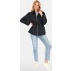 Tmavě modrá lehká dámská parka na zip