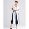 Dámská barevná plisovaná midi sukně