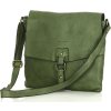 MARCO MAZZINI Kožená crossbody kabelka - zelená (Velikost ONE SIZE)