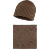 Světle hnědá čepice Buff Gift Pack Set Beanie and Neckwarmer