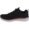 Černé pohodlné tenisky Skechers Graceful-Get Connected (Velikost 36)