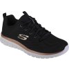 Černé pohodlné tenisky Skechers Graceful-Get Connected (Velikost 36)