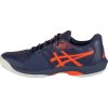 Tmavě modré pánské tenisky na antuku s oranžovými prvky ASICS Gel-Challenger 14 Clay/OC (Velikost 42)
