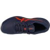 Tmavě modré pánské tenisky na antuku s oranžovými prvky ASICS Gel-Challenger 14 Clay/OC (Velikost 42)