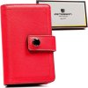 Peterson Červená střední peněženka Y509 (Velikost ONE SIZE)