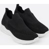 Černá lehké dámské nazouvací sportovní tenisky